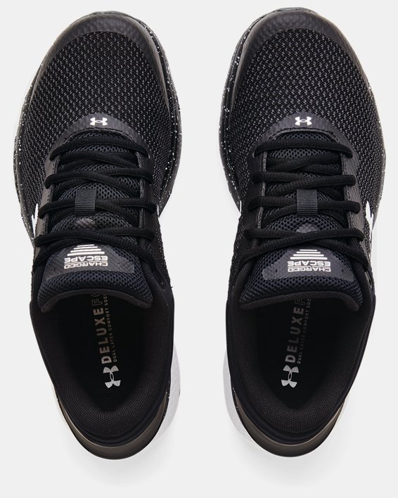 Men's UA Charged Escape 3 Big Logo Running Shoes, Black, pdpMainDesktop image number 2